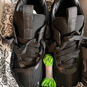 Alexander McQueen Black Men's Oversized Runner Sneakers